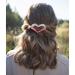 4 Pack Gold Glitter Heart Rhinestone French Barrettes for Women & Girls - Buy Online on GoSupps.com