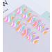 24 Pcs Colorful Candy Swirl Stiletto Press On Nails with Glue - Luvehandicraft - Buy Online on GoSupps.com