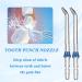 LINXINS 6Pcs Flosser Replacement Tips for Waterpik Replacement Heads Oral Irrigator Nozzle Set for Waterpik Tips Designed Clean Teeth and Healthy Gums - Buy Online on GoSupps.com