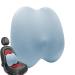 Lumbar Support Pillow Soft Sponge Back Cushion Breathable - Car Seat Waist Protection Support Ergonomic Soft Sponge Backrest Cushion Blue