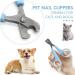 QEEQPF 1 set of pet nail scissors & cat grooming bag mesh bag for bathing nail scissors cleaning and treatment professional cat scissors small animal puppy nail scissors (blue) - Buy Online on GoSupps.com