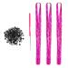 Hair Tinsel Extensions 600 Strands with Tools Sparkling Shiny Hair Tinsel Kit Heat Resistant Glitter Tinsel Hair Extensions for Women Girls 48 Inch 600 strands pink
