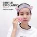 2pcs Silicone Face Scrubber Exfoliator Brushes - Gentle Manual Facial Cleansing Pads for All Skin Types - Exfoliate and Massage Pores - Black and White - Buy Online on GoSupps.com