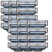 Mach 3 Razor Blades Refills Razor Blades for Men Manual Mach 3 Blades Refills for Gillette Mach 3 Mach3 Mens Razor Blade Refills with Dual Lubrication Stainless Steel Blades for Sensitive Skin (24Pcs)
