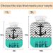 Naanle Nautical Anchor Hot Water Bottle 2L | Transparent Large Hot Bottle for Bed & Feet | Pain Relief Heat & Cold Therapy - Buy Online on GoSupps.com