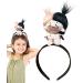 Plush Doll Hairhoops Plush Cartoon Doll Hairband Cute Hairhoops for Styling Makeup Fashion Plush Doll Hairband for Girls Kids Gemini - Buy Online on GoSupps.com