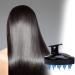 Buy Premium Hair Shampoo Brush with Soft Silicone Scalp Massager for Hair Growth - Black & Blue Colors - Buy Online on GoSupps.com