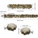 Allazone 6-Piece Bird Seat Rod Set | Premium Cork Seating for Budgies Finches & Aras - Ideal for Bird Comfort - Buy Online on GoSupps.com