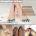 Toe Separators for Women & Men - Bunion Pads for Pain Relief | Improve Toe Issues with Sebs Material | Yoga Toes for Bunion Hammertoes & Overlapping Toes (2 Pairs Blue & Transparent - Buy Online on GoSupps.com