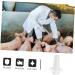 Lurrose 10pcs Veterinary Nasal Dropper Makeup Kit for Pigs - Nozzle Sprayers for Medicine Atomization - White - Buy Online on GoSupps.com
