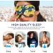 Haskirky Light Blocking Eye Mask for Adults - Adjustable, Breathable, Perfect for Travel, Yoga, and Deep Sleep - Sunflower Animals Design - Buy Online on GoSupps.com