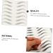Balacoo 4 Sheets Waterproof Eyebrow Stickers Authentic Eyebrows Makeup Brow Sticker Cosmetic 6d Make up 21x14.8cm Black - Buy Online on GoSupps.com