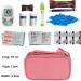 Premium Pink Diabetes Testing Kit Travel Case/ Storage Bag with Zipper - Convenient and Stylish Solution - Buy Online on GoSupps.com