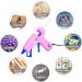Liumai Hot Glue Gun Kit with 30 Glue Sticks - Mini Craft Gun for School, DIY, Arts & Home Repair - Pink-Blue - Buy Online on GoSupps.com