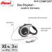 Buy Flexi Dog Leash - Extendable with Soft Handle 3m/5m/8m for Dogs 8-20kg XS Black | International Shipping Available - Buy Online on GoSupps.com