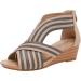 Buy XTZYGLFD Wedge Sandals for Women - Bohemian Summer Fashion Fish Mouth Design Roman Heel Size 5 UK Narrow - Buy Online on GoSupps.com