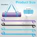 Adjustable Cotton Yoga Mat Straps - 4 Pcs Thick Carrier for Large Mats - Exercise Sling for Workout & Stretching - Roller Skate Holder - Buy Online on GoSupps.com