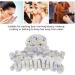 HUSHUI Hair Claw Clips Non Slip Flower Claw Clips Elegant Flower Design Spring Claw Clip for Women and Girls Thin Thick Hair (Light Blue) - Buy Online on GoSupps.com