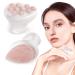 BEAUTYFACTOR Jade Roller & Gua Sha Set Face Roller and Gua Sha Facial Tools for Face  Eye  Neck  Body Puffiness Relief Tighten Skin Reduces Wrinkles & Eye Puffiness Pink