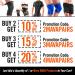 Mava Sports Knee Wraps - Compression & Elastic Support for Cross Training WODs - Black - Buy Online on GoSupps.com