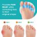 Toe Spacers & Separators - 8-Pack Bunion Corrector for Ideal Toe Alignment | Gel Toe Separators for Men & Women | Perfect Gift (Blue) - Sizes L: Women s 11+ Men s 10+  - Buy Online on GoSupps.com