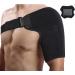 Shoulder Brace for Men Women Adjustable Shoulder Compressiom Wrap Support Rotator Cuff Dislocationed AC Joint Tendonitis Sprains Shoulder Pain Relief Fits Left and Right Shoulder