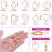 Shynek 60Pcs Hollow Frame Pendants - Resin Craft Bezels for Jewelry Making Supplies - Buy Online on GoSupps.com