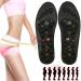 Remove the EUK acupressure remove the magnetic massage insole orthopedic soles insoles for foot circulatory fatigue cutting-edible size S (EU: 35-40) 1 pair