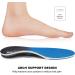 Plantar Fasciitis Insoles for Men 10-11/Women 12-13 - Arch Support & Cushioning Orthotic Inserts for Flat Feet and High Arch Pain Relief - New Blue Design - Buy Online on GoSupps.com