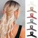 6 Pack Matte Jumbo Claw Clips for Thick & Curly Hair - Extra Large Butterfly Hair Clips for Women - Durable Hair Accessories in Claret - Buy Online on GoSupps.com