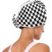 Microfiber Hair Towel 2 Pack Super Absorbent Quick Drying Hair Wrap Turban for Curly Wet Hair Black & White Checkerboard - Buy Online on GoSupps.com