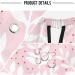 Waterproof Barber Cape - Pink Leaf & Cheetah Haircut Bib for Men & Women | Durable Hair Cutting Cape - Buy Online on GoSupps.com
