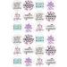 24 x Grandmothers Day 4.4cm Edible Wafer Card Disc Cupcake Toppers (NOT PRE Cut) - Buy Online on GoSupps.com