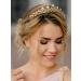 SWEETV Gold Princess Tiara Headband for Women & Girls - Perfect for Birthday, Quinceanera, Wedding & Flower Girls - Buy Online on GoSupps.com