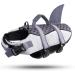 Cit toile Dog Swimming Vest with Handle & Reflective Safety - Life Jacket for Small Medium & Large Dogs - Gray L/XL - Protect Your Pet in Water - Buy Online on GoSupps.com
