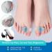 Toe Spacers for Overlapping Toes | Gel Big Toe Separators for Bunion Relief | Orthopedic Correctors | One Size Fits All - Pack of 2 - Buy Online on GoSupps.com