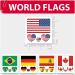 America Flag Tattoos 10 Sheets - Waterproof USA Flag Removable Fake Tattoos - 40 Pcs Sports National Flag Tattoos for Men, Women, Kids - World Cup, Copa America, Memorial Day, Independence Day, Labor Day - Buy Online on GoSupps.com