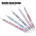Dotting Pen Nail Art Brushes Duble Ended for Women Girls for Nail Polish Nail Art Fine Painting - Buy Online on GoSupps.com