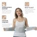 NeoTech Care Adjustable Double Pull Lumbar Brace - Size M Grey | Optimal Lower Back Support for Comfort & Stability - Buy Online on GoSupps.com