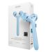Geske |SmartAppGuided Sonic Facial & Body Roller |4 in 1 |Dermaroller |Device for face and body |Dermaroll |Professional facial scooter |Functions and defines the body and face aquamarine