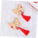 ibasenice 1 Pair Japanese-style Hairpin Tassels Barrettes Party Hair Clip Girl Barrettes Clip Kids Hair Side Clip Chinese New Year Hair Clips New Year Bobby Pin Filler Child Hanfu - Buy Online on GoSupps.com