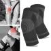 Focket XL Black Kneecap - Compression Knee Brace for Comfortable Pain Relief While Cycling - Buy Online on GoSupps.com