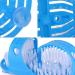 Foot Scrubber Set - 2 Floor Cleaners & 3 Colossal Feet Files for Dead Skin Removal | Shower Foot Care Kit - Buy Online on GoSupps.com