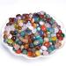 Natural Crystal Rough 50g/200g Natural Colorful Granular Agate Crystal Stone Degaussing Home Decor Garden Flowerpot Decoration Fish Tank Decor 1pack(50g) Light Grey