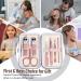 Pink 7 in 1 Professional Manicure Pedicure Kit | Nail Clippers and Tools Set - Buy Online on GoSupps.com