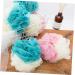 Minkissy 6 Pcs Mesh Bath Ball Loofah Set - Natural Exfoliating Bath Sponges & Scrubbers for a Luxurious Shower Experience - Buy Online on GoSupps.com