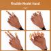 Flexible Practice Hand for Acrylic Nails | 200 Replaceable Nails | Nail Training Mannequin - Buy Online on GoSupps.com