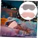 2 pi ces Masque de Nuit Satin et Peluche Cache Yeux Doux et Occultant pour Sommeil R parateur Confortable et pour Voyage Maison et H tel Orange et Gris - Buy Online on GoSupps.com