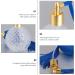 HEALLILY Crystal Glass Refillable Perfume Atomizer Spray Bottle Vintage Style Empty Perfume Bottle with Long Tassel Transparent 100ml - Buy Online on GoSupps.com