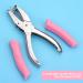 (2 Pack) 1/4 Inch and 1/16 Inch Shaped Circle Metal Single Handheld Hole Paper Punch Punchers with Soft Grip for Tags Clothing Ticket - Buy Online on GoSupps.com